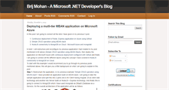 Desktop Screenshot of dotnetglobe.com